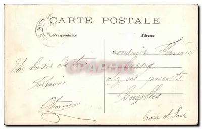 Paris — Der Sacré-Cœur und der Montmartre-Funicular — C.M. Nr. 74 — Rückseite