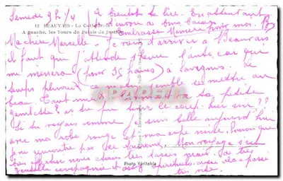 Beauvais — La Cattedrale — Edizione E. Larmignac — Verso