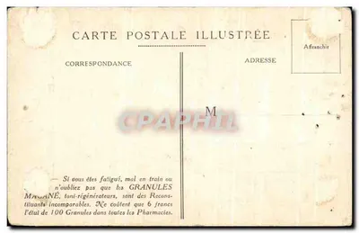 Paris — Les Invalides — Publisher: Crauvere de Paris — Back