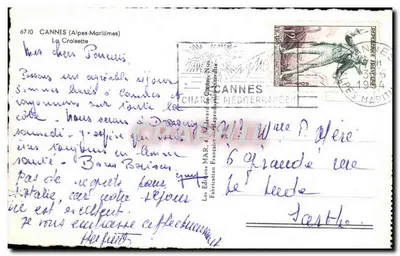 Cannes — widok z Croisette — Les Éditions MAR 4 — Rewers