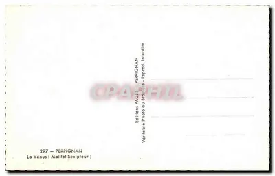 La Vénus — Perpignan — Wydawca PAP — nr 297 — Rewers