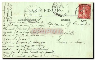 Chinon — Zamek widziany z wyspy — LL. — N° 81 — Rewers