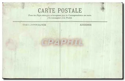 Tarjeta postal antigua La Dauphine El Glacier de Freydane y los Pics de Belledonne — Reverso