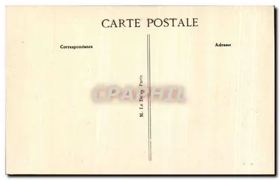 Paris — O Palácio de Justiça — Editor Le Déléy, n° 4239 — Verso