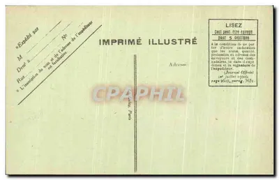 PARIS — Izba Deputowanych — B.P.D. n°4336 — Rewers