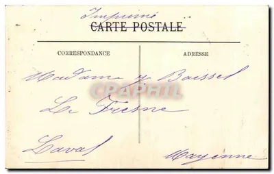 Grób Kardynała Thomasa w katedrze — Rouen — L. Castemani, n°490 — Rewers