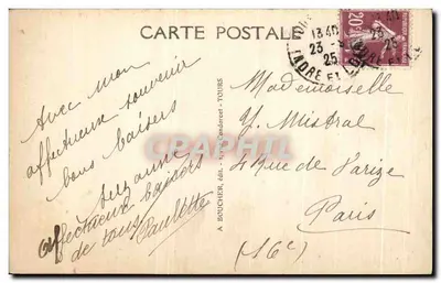 Fcars (Loire-et-Loire) — Pôr do Sol sobre a Loire — A. B. — Verso