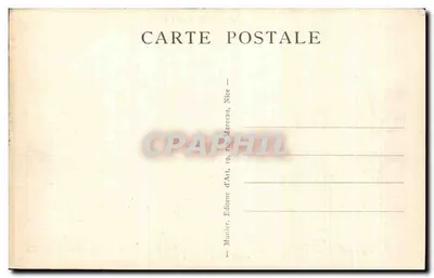 Menton — Vista geral — Munier, Nice — Verso