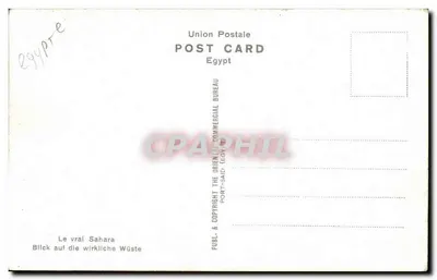 A Glimpse of the real Sahara — 442 — Éditeur Oriental Commercial Bureau (Égypte) — Rewers