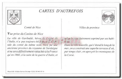 Nice — Widok z kasyna — LL. — Edito-Service SA — Rewers