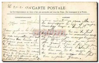 Nomeny — Rue Porte-Basse — destruição — fot. M. Visé Nancy — D. 40. — Verso