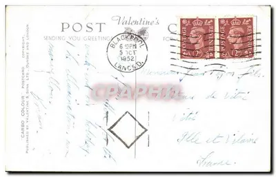 North Shore Gardens, Blackpool Illuminations — Carbo Colour Postcard, n° G9897 — Rewers