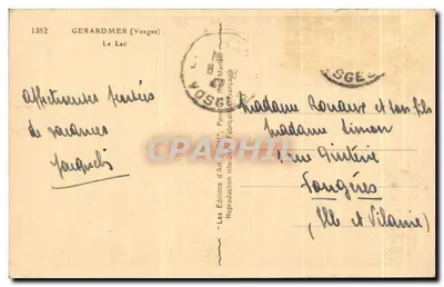 Gerardmer (Vosges) — Jezioro — Wydawnictwo SAVON — Rewers