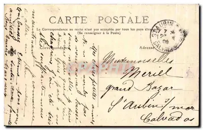 Bois de Vincennes - O Pequeno Ruisseau - Vista artística — Editor não identificado, n° 28 — Verso
