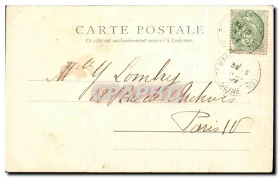 Quercia di San Luigi — Vincennes — editore A. Rocher — Verso