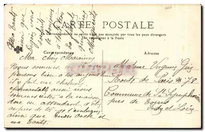 St-Cloud — Les Grandes Eaux, Widok ogólny — wydawca nie widoczny, nr serii 66 — Rewers