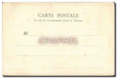 Park Saint-Cloud — Francja koronująca Sztukę i Przemysł — B.F., PARIS — Rewers