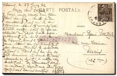 Auxerre, Sens, Tonnerre, Joigny, Avallon — Lembrança do Yonne — J. D. (editor) — Verso