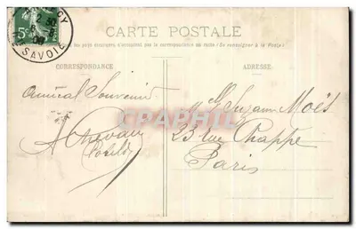 Annecy — Katedra św. Franciszka i kanały — A. Gardet, Annecy, n°36 — Rewers