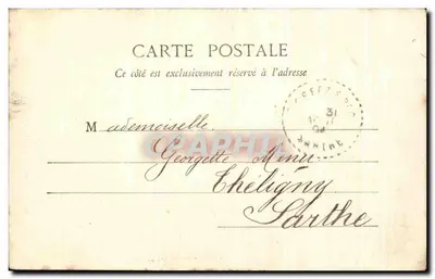 Katedra w Senlisie - Duża rożna na północy — E. Vignon, wydawca, Senlis — Rewers