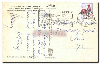 Pays Basque — Taniec Jabłek, Taniec Drapageaux — LUMICAP — Rewers