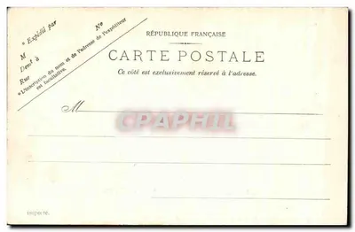 St. Germain-en-Laye — Castelo e Esplanada — Edição Trianon Número 751a — Verso