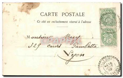 Jezioro Annecy, Wzgórze Chère — Pittier, fot.-wyd., Annecy, nr 548 — Rewers