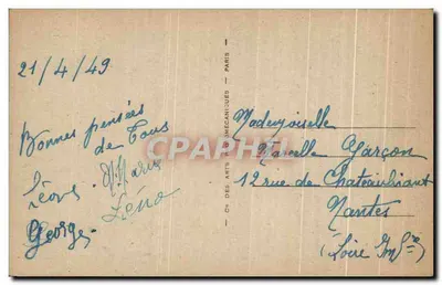Clermont-Ferrand — Plac Blaise-Pascal i Puy-de-Dôme — LL.24 — Rewers