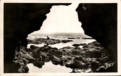 Gruta da Corniche Vendéenne — vista da entrada — JERLY