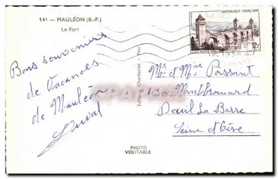 Le Fort — Mauléon (B.P.) — Wydawnictwo Chantecler, nr 141 — Rewers