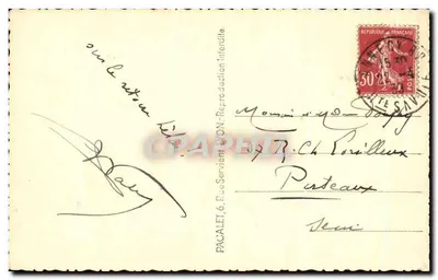 As Velhas Prisões — Annecy — P.L. n°14 — Verso