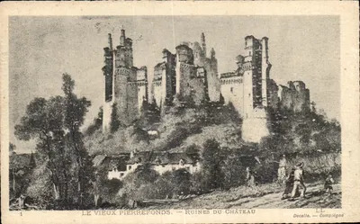 Stary Pierrefonds — Ruiny zamku — Decelle — Compiègne