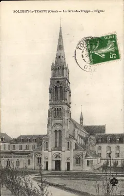 Soligny-la-Trappe (Orne) — A Grande-Trappe — Igreja — Edit. Jules Renoult