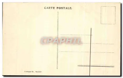 Neuchâtel — Zamek — Phototypie Co. Neuchâtel — Rewers