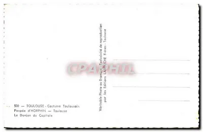 Fioletki z Toulousy — Lalka d'HORPHIN — Wydawnictwo LABOUCHE Frères — Rewers