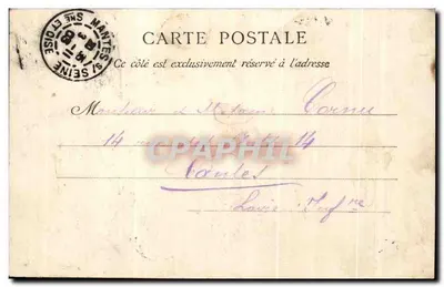 MANTES — General View — La C. P. A., Paris — Back