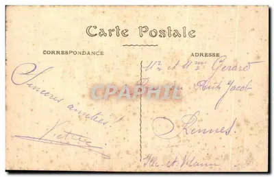 Paryż - Le Trocadéro — widok z Pałacu Chaillot — wydawca L.D. — Rewers