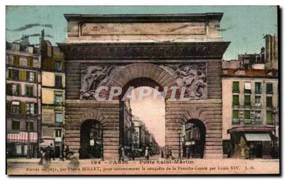 Porta Saint-Martin — Paris — editor J.H. n° 194