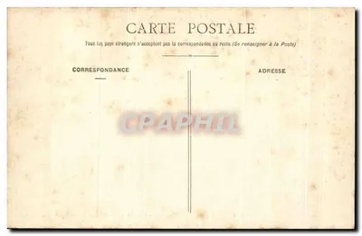 Châteaudun — O Castelo — Lareira da Renascença — Edição Galeries Modernes n°148 — Verso