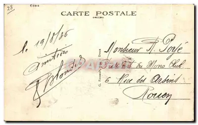 Dreux — Capela São Luís — G. Fourault, n°28 — Verso