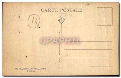 O Pèlerinage de Lisieux — Ermitage — Editora BCL, n°11 — Verso