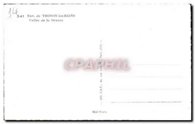 Valley of the Dranse — Environs of THONON-LES-BAINS — C.A.P. (159) — Back