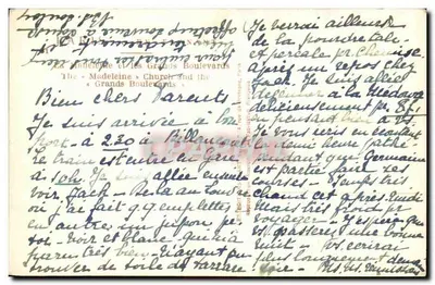 La Madeleine i wielkie bulwary — Paryż — Yvon — Rewers