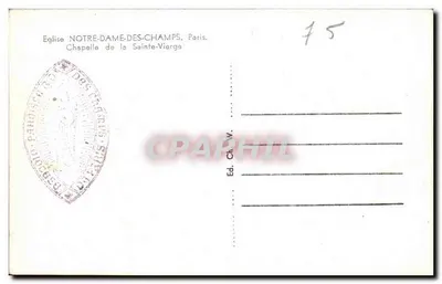 Igreja de Nossa Senhora dos Campos — Capela da Santa Virgem — Ed. Ch. W. — Verso