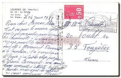 Święta Grota — Lourdes (65) — Wydawca Ciny — Rewers