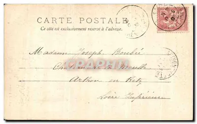 Saintes — Dzwonnica Kościoła św. Piotra — J. Prévoil, nr 600 — Rewers