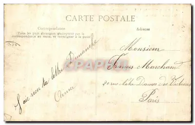 Parc de VERSAILLES — Bassin des Lézards — Parterres de Latone — Verso
