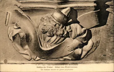 Catedral de Rouen — Stalles do Coro — Detalhe das Misericórdias