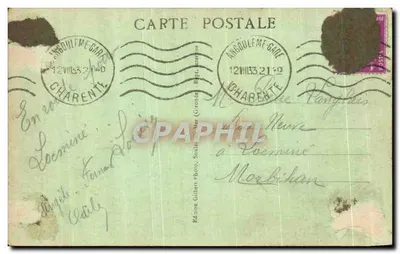 Angoulême — Vue générale — Versant Sud — A.G.A. - 22 — Verso