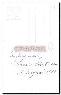 Maria Schutz am Sammering — widok panoramiczny z kościołem i górami — seria 39984 — Rewers